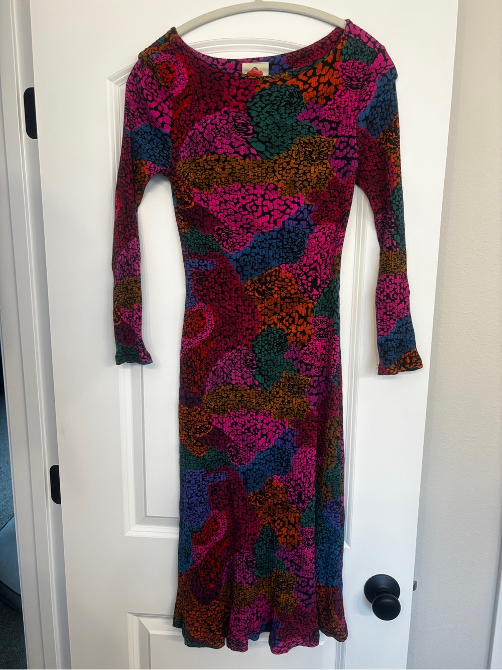 Farm Rio Rainbow Jersey Midi